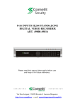 8-16 inputs h.264 standalone digital video recorder art