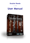 USER MANUAL Double Reeds v. 1.4