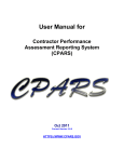 CPARS User Manual
