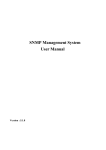 SNMP Management System User Manual