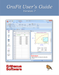 GraFit 7 User`s Guide