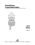 Model 9620 Series Compact Weather Stations User`s Manual