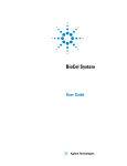 BioCel User Guide, version 6.0