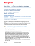 Installing the Communication Module