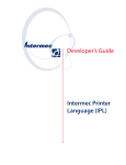 Intermec Printer Language (IPL) Developer`s Guide