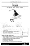 INSTRUCTIONS DAYSPOT 60W GROW LIGHT