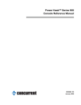 Power HawkTM Series 900 Console Reference Manual