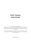 GCAS® Desktop Manual Guide revision 14 - i