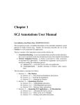 Chapter 1 SCJ Annotations User Manual