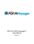 PDFTron PDFA Manager User Manual