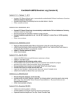 ComSitePro/MPE Revision Log (Version 8)