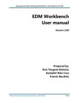 Educational Data Mining Workbench User Manual V3.00