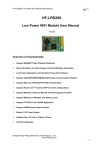 HF-LPB200 Wi-Fi Module User Manual