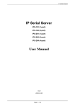 IP Serial Server User Manual