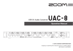 UAC-8 Operation Manual