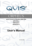 ORPHEUS 4 8 16Chn DVR User Manual 10 2014