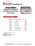 Industrial Ethernet Switch Manual