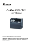 Profibus (CME-PD01) User Manual