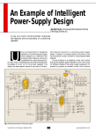 An Example of Intelligent Power-Supply Design
