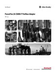 PowerFlex 20-COMM-P Profibus Adapter User Manual