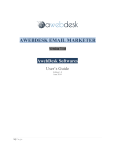 AwebDesk Email Marketer Overview