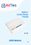ADSL2+ Combo Router Firewall