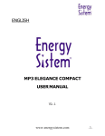 english mp3 elegance compact user manual