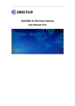 DAG2000-16 FXS Voice Gateway User Manual V2.0
