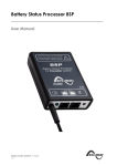 battery status processor bsp: user manual