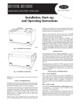 Installation, Start--up, and Operating Instructions