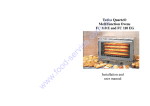 Turbo Quartz&reg; Multifunction Ovens FC 110 E and FC 110 EG