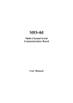 SIO-4d User Manual - Electrocomponents