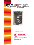 ControlIR Model 5620 User Manual - Precision Control Systems, Inc.