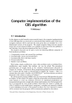 Computer implementation of the CBS algorithm