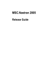 MSC.Nastran 2005 - MSC Software Corporation