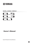 CL5/CL3/CL1 Owner`s Manual