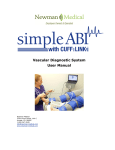 Vascular Diagnostic System User Manual