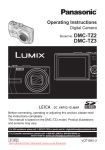 Panasonic Lumix DMC-TZ3 User`s Manual