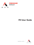 FH User Guide - FIREHOUSE Software