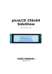 Mini-box.com.au pdf picoLCD 256x64 SideShow