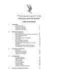 TerrAdaptor Users Manual