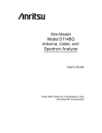 Anritsu S114BQ User Manual
