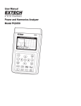 User Manual Power and Harmonics Analyzer Model PQ3350