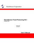 GenoSensor Corporation GenoSensor Food Poisoning Kit I