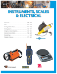 instruments, scales & electrical