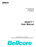 EXACT(TM) User Manual