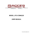 LPCI-COM422-8 User Manual