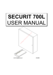 SECURIT 700L USER MANUAL - Intelligent Security & Fire Ltd