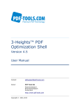 3-Heights™ PDF Optimization Shell, User Manual