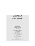 SPECTRON USER MANUAL